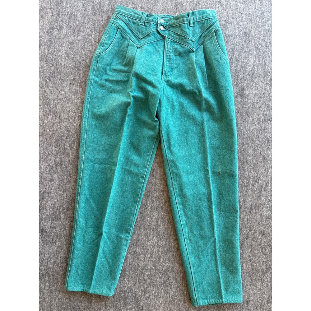 Rocky Mountain Clothing Co Vintage Teal Western Jeans‎ High Waist USA 34/15